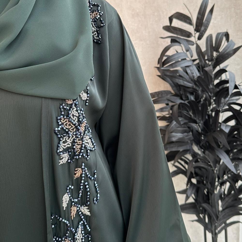 Embellished Abaya - AYA FOREST